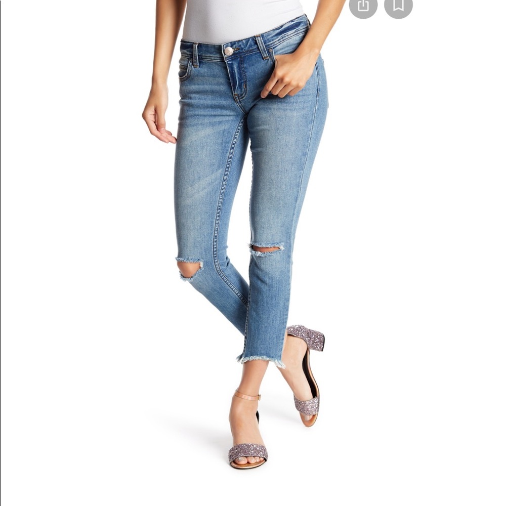 NWT Free People Busted Knee Jean